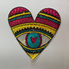 Heart-shaped sequence applique