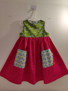  Molli Frock Green, Pink and Blue Combo no 6