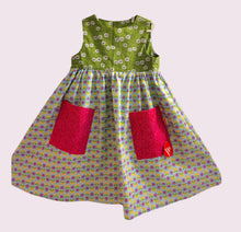  Molli Frock Green and Blue Combination  no 5