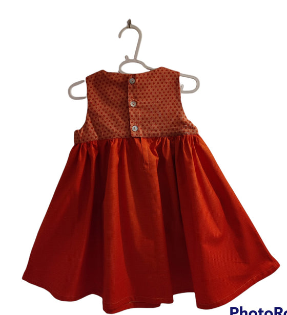 Molli Frock Shades of Orange  no14 - limited edition